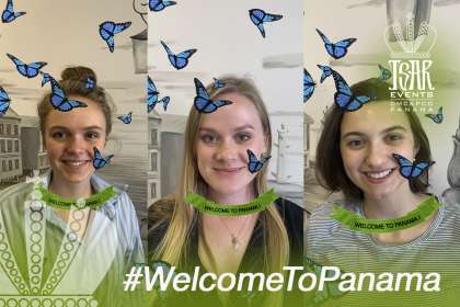 Tsar Events Panama DMC & PCO Team has created Instagram Mask “Welcome to Panama” to raise awareness about Panama Travel Potential